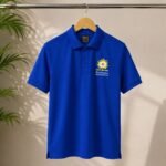 Premium Royal Blue Dry-Fit Polo T-Shirt for Men – Moisture-Wicking Sports & Corporate Wear
