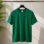 Premium Green Round Neck T-Shirt for Men & Women – Soft Casual Half Sleeve Everyday Tee