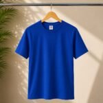 Premium Royal Blue Round Neck T-Shirt for Men & Women – Soft Casual Half Sleeve Everyday Tee