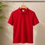Premium Red Polo T-Shirt for Men – Classic Collared Casual, Corporate & Uniform Wear